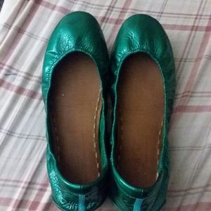 Tieks size 12 Emerald
